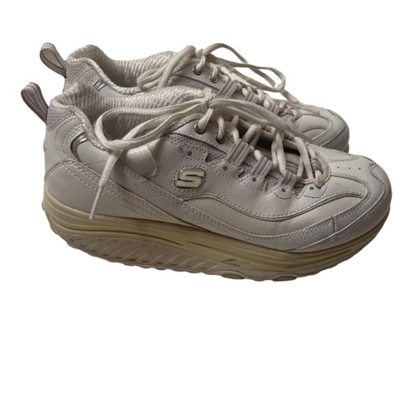 Skechers Shape Ups Shoes White Size 7 - Picture 4 of 7